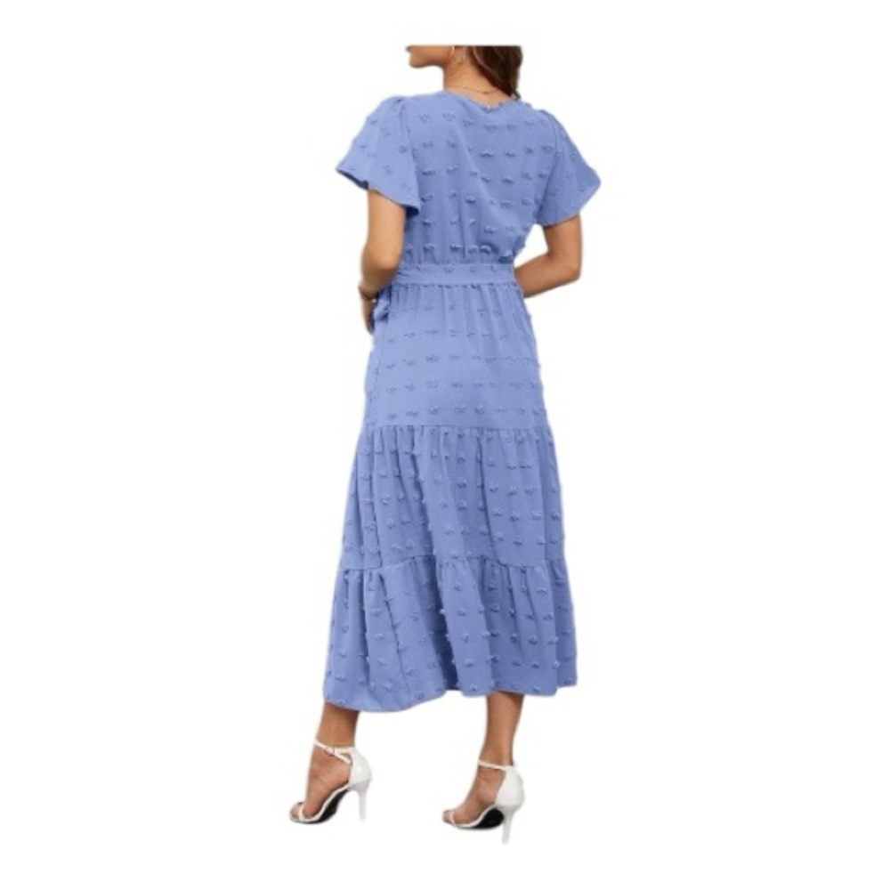 Fashion Brand - NWT - Elegant Blue Maxi Dress - Picture 3 of 3